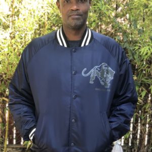 "Noir74 Panther" Varsity Jacket