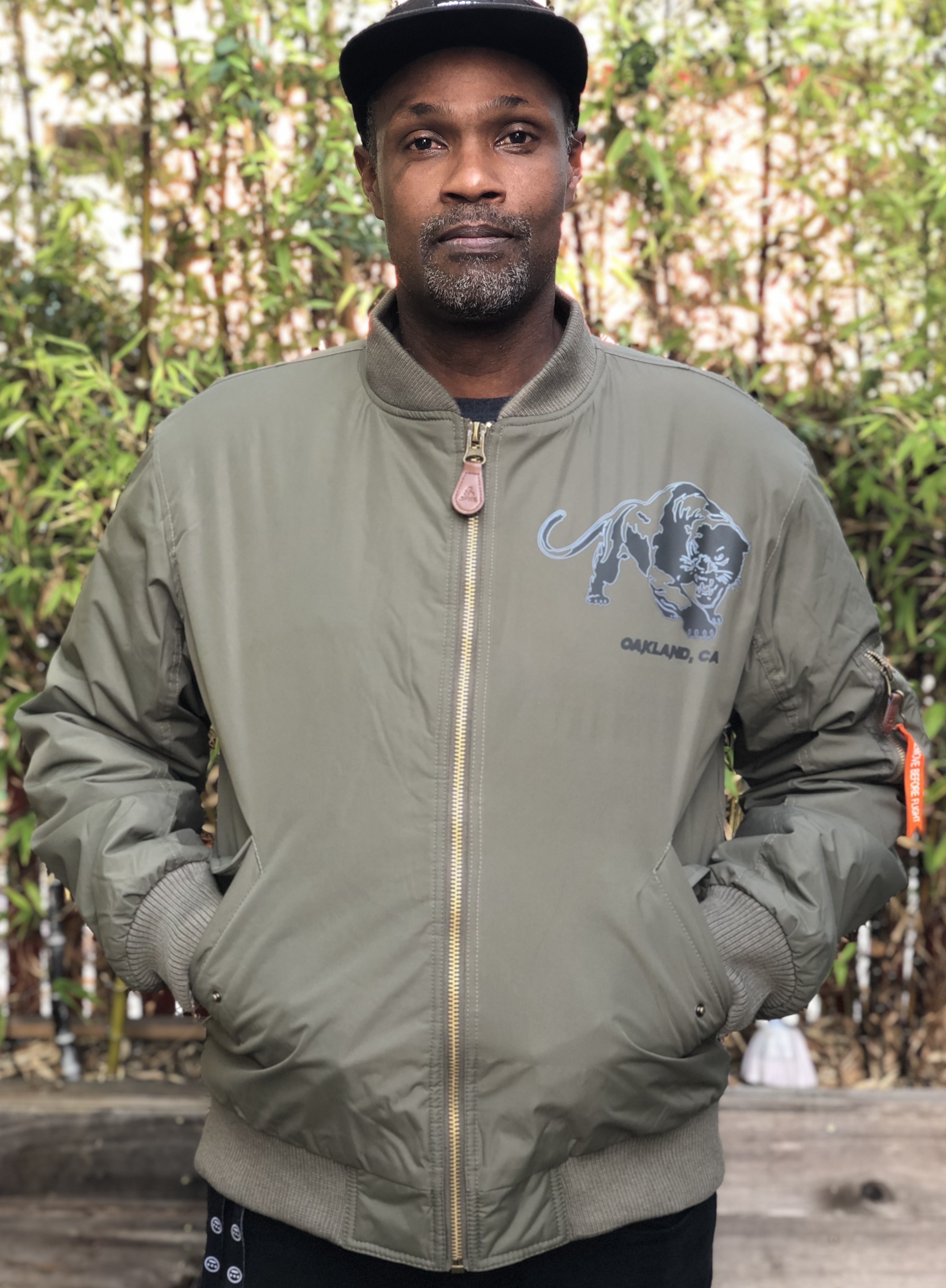 "Noir74 Panther" Flight Jacket