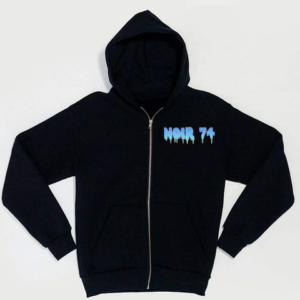 Noir74 "Drip" Zip Hoodie